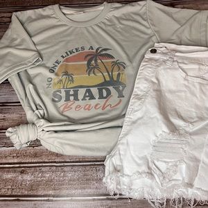 Shady beach tshirt